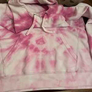 Tie dye champion hoodie size L